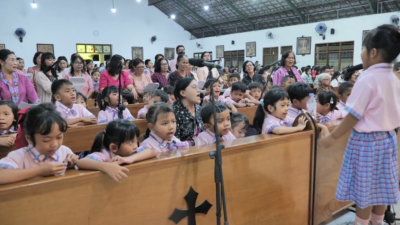 JADILAH TERANG DUNIA | TK INDRIYASANA KOOR di Gereja Katolik Santo Yusup, Padokan