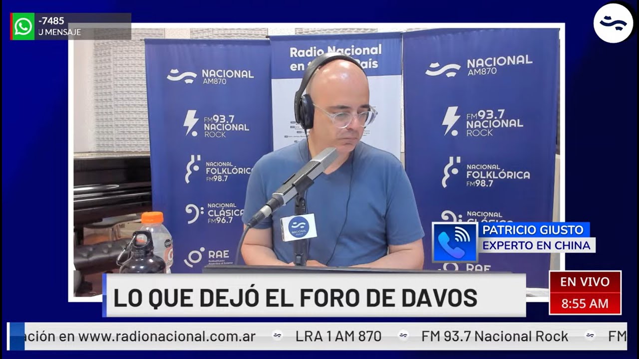 Patricio Giusto en Radio Nacional: 