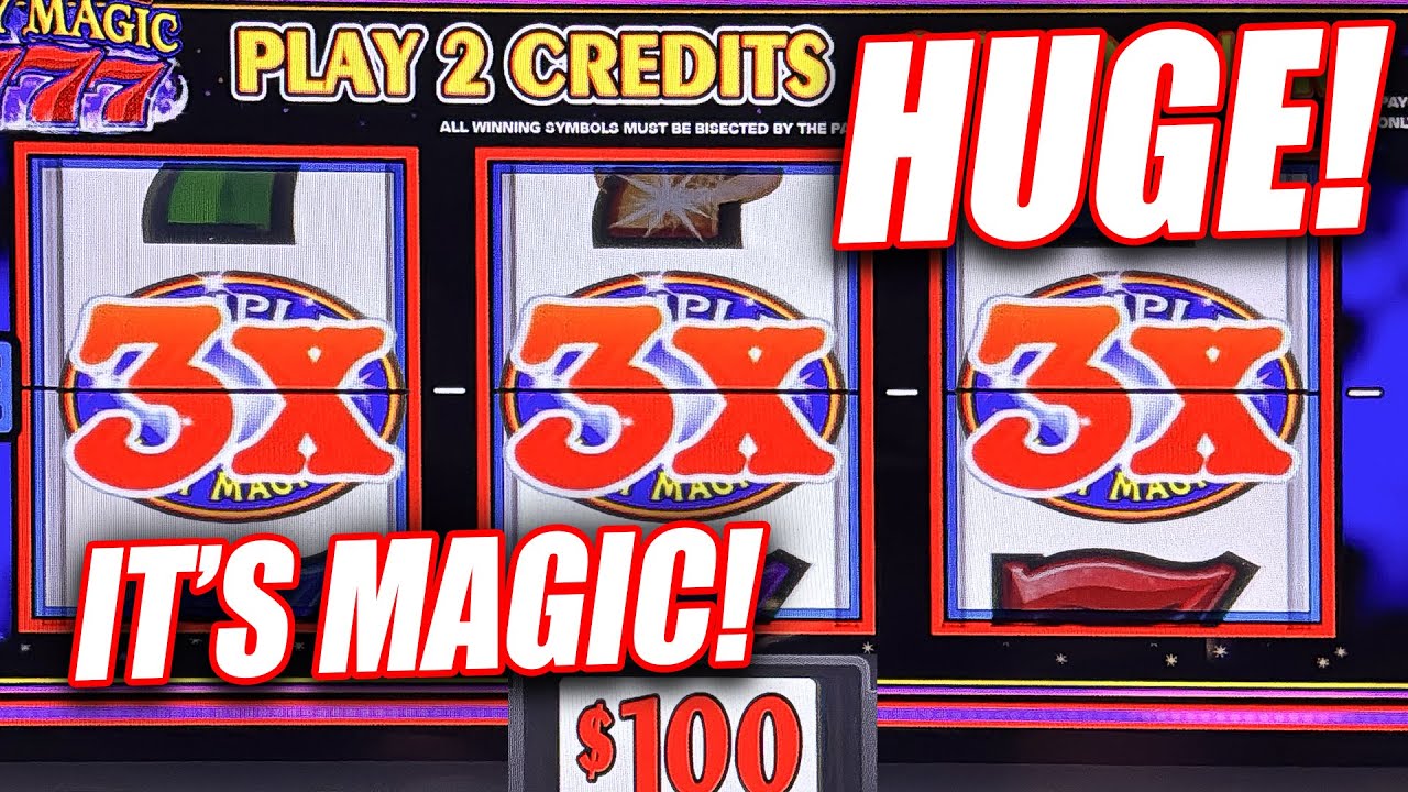 TRIPLE LUCKY 777 SLOT MACHINE PLAY IN THE HIGH LIMIT ROOM WITH BIG BETS & JACKPOTS