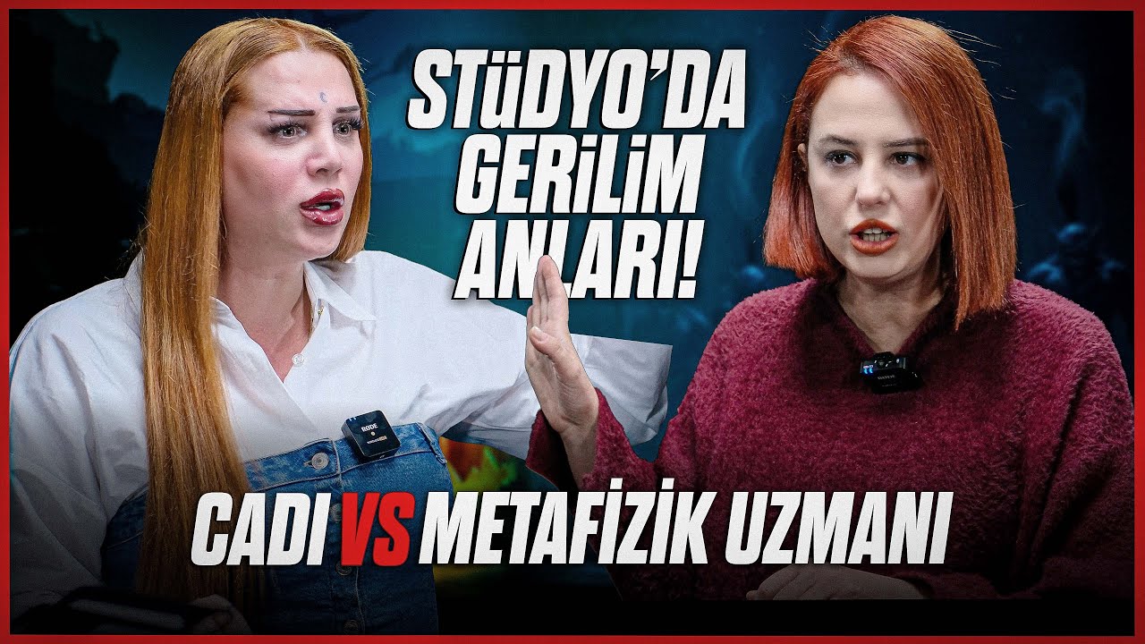 CADI (VALANTİNA ADA) vs METAFİZİK UZMANI (PELİN H&Uuml;RMAN) &ndash; &ldquo;ST&Uuml;DYO'DA GERİLİM ANLARI!