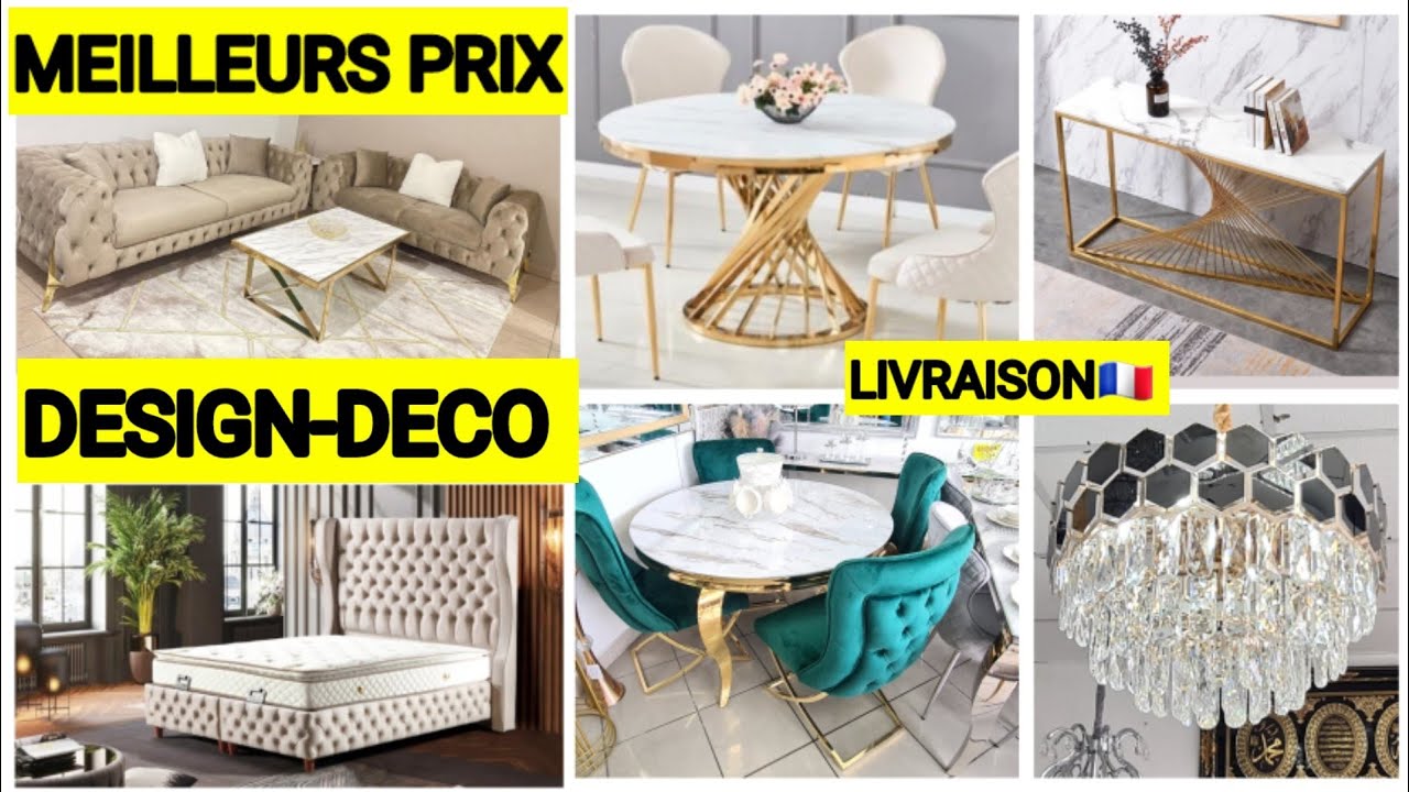 DESIGN-DECO🔥MOBILIER TENDANCE 2022/ BON RAPPORT QUALITÉ PRIX LIVRAISON POSSIBLE 02.03 #DESIGN #DECO