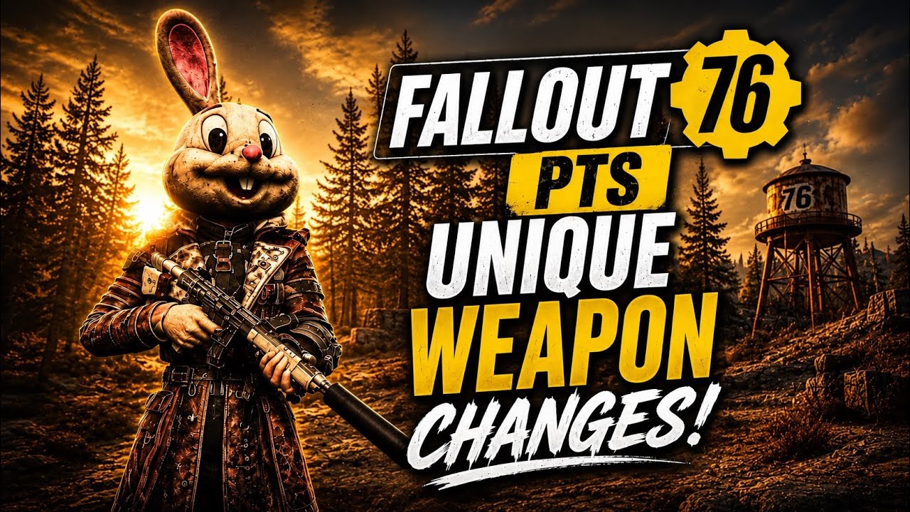 Fallout 76 PTS: уникальное оружие претерпело ОГРОМНЫЕ изменения!