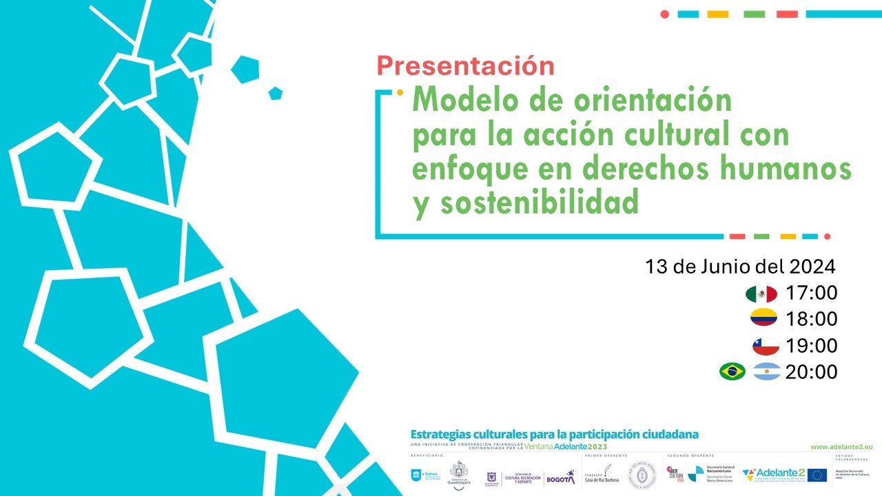 Modelo de Orientación de la Acción Cultural con enfoque en derechos culturales y sostenibilidad