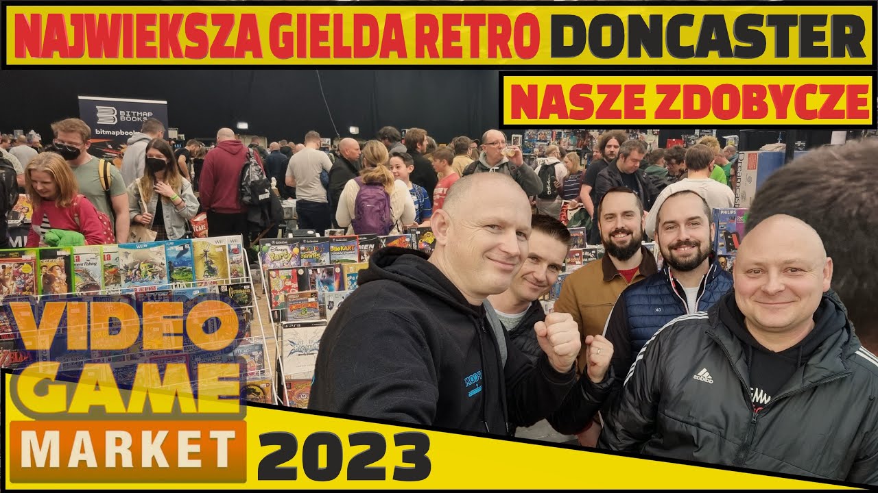 Największa RETRO GIELDA Gamingowa w UK - DONCASTER 2023 @PRESSFIRETOCONTINUEbyMNN @RETROSTREFA