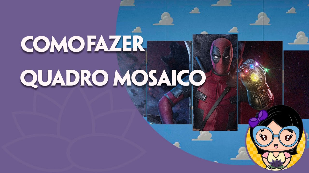 Criando Quadro Mosaico - PASSO A PASSO (dois modelos)