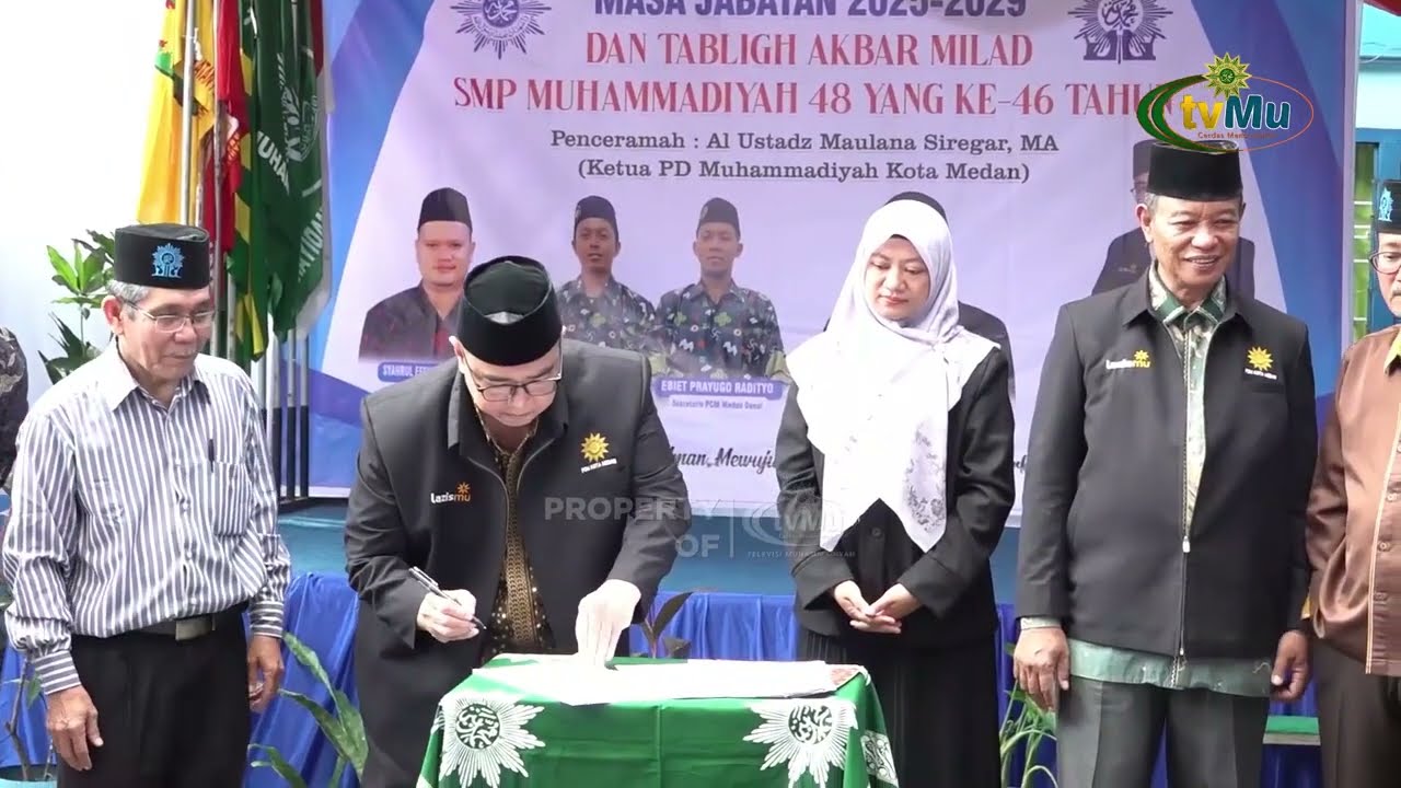 Pelantikan Kepala SMP Muhammadiyah 48 Medan Periode 2025-2029