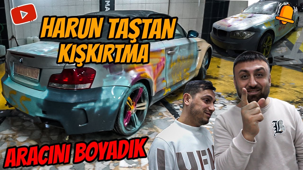 Harun Taştan'a Kışkırtma Yaptım I Yeni Drift Aracını Boyadık