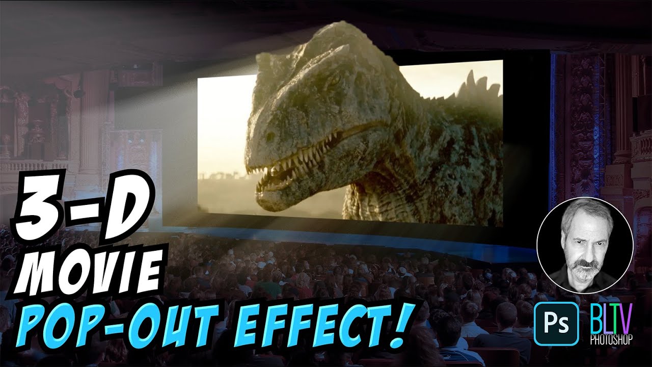 Photoshop: Create the POP-OUT Effect of a 3-D Movie!