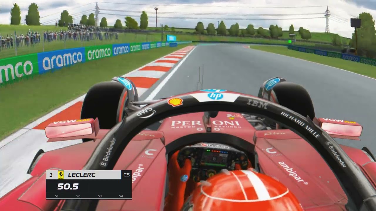 Can I Beat Charles Leclerc's Pole Lap? | 2025 Hungarian Grand Prix #assettocorsa