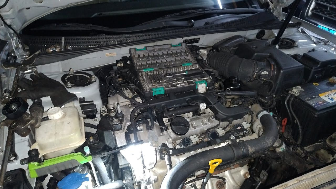 Montando o alternador do Hyundai Azera 2011 3.3 V6