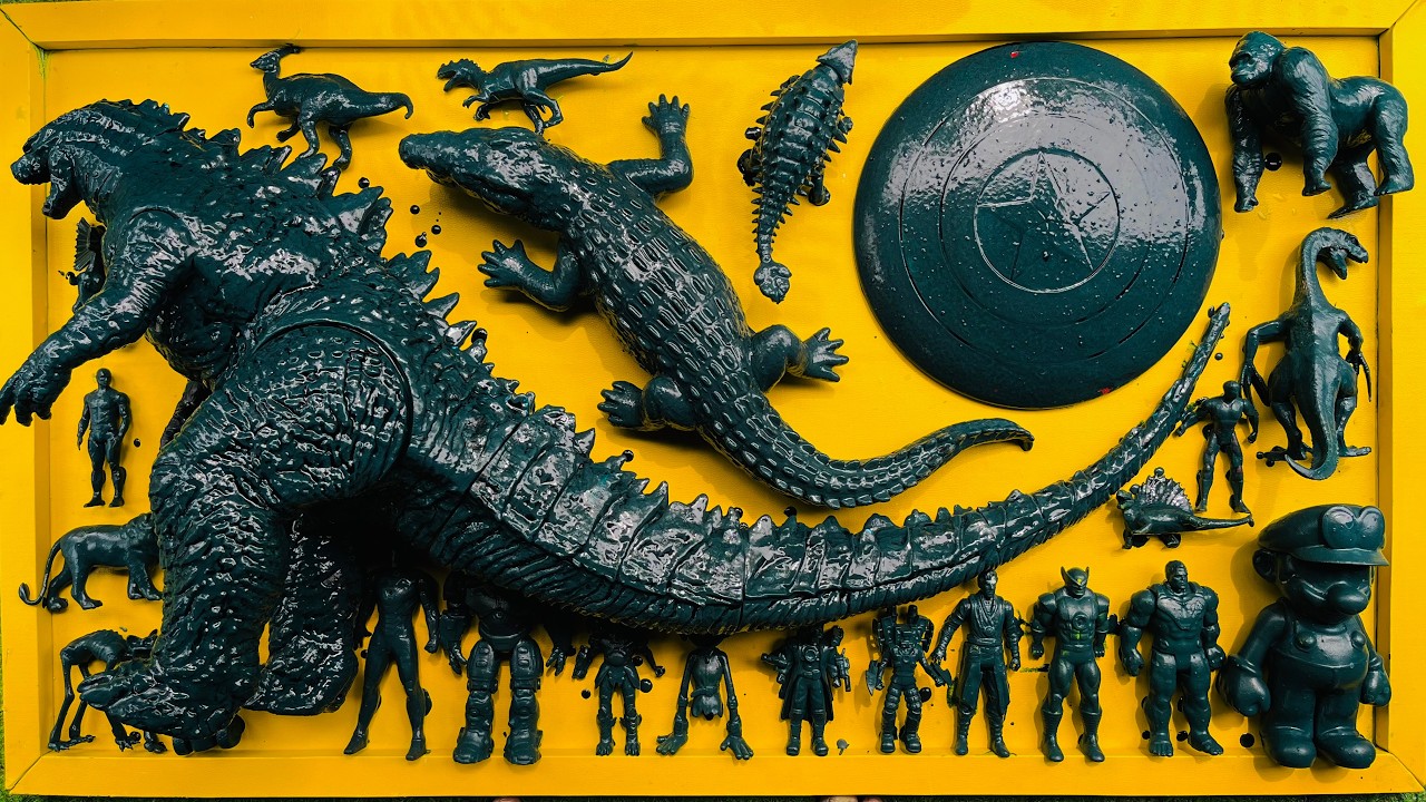 Dinosaurus Jurassic World Dominion: T-rex/ Brachiosaurus/ Skibidi/ Spider-Man/ KingKong/ KingGidorah