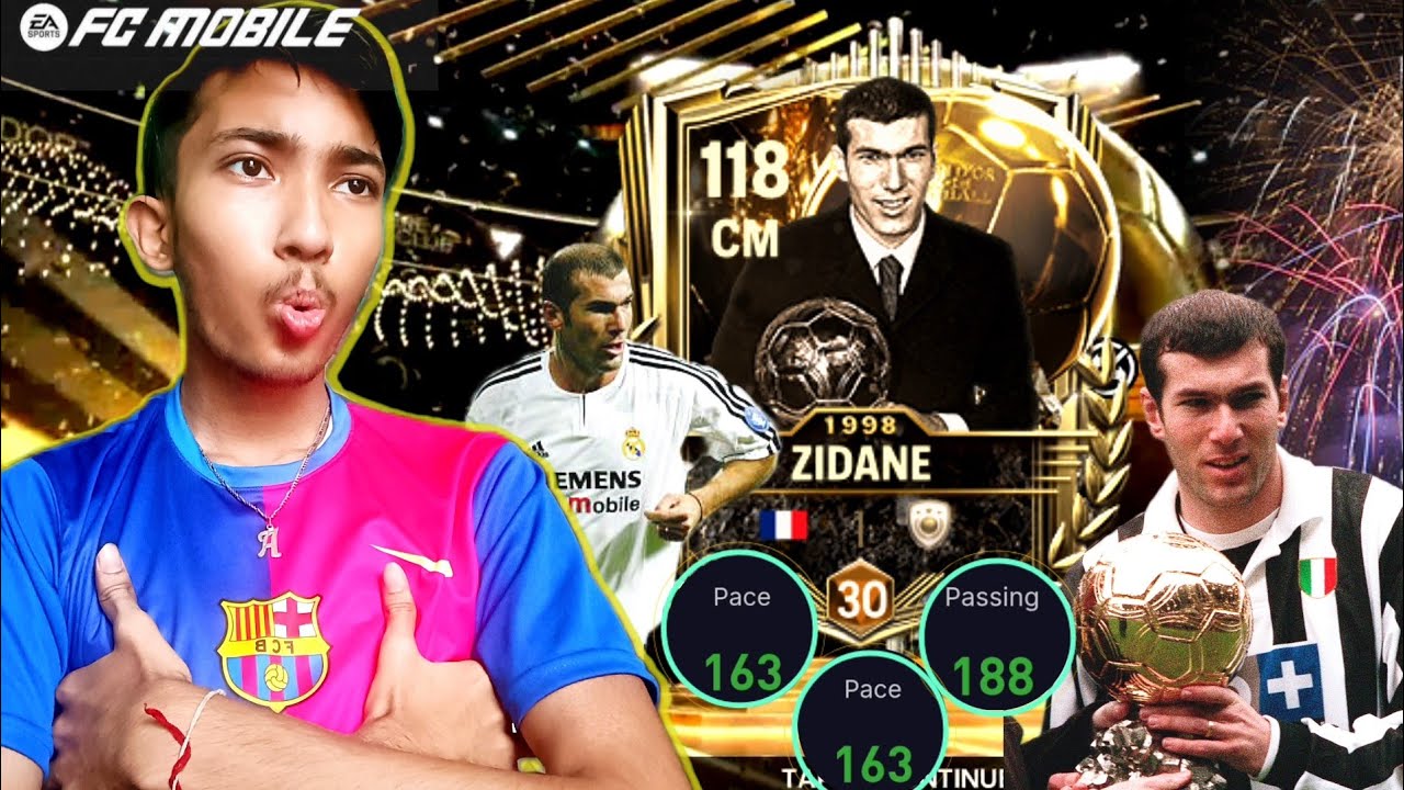 «ЗОЛОТОЙ МЯЧ» 113 СМ ЗИДАН — САМАЯ ПОПУЛЯРНАЯ КАРТОЧКА В FC MOBILE 🥶#fcmobile