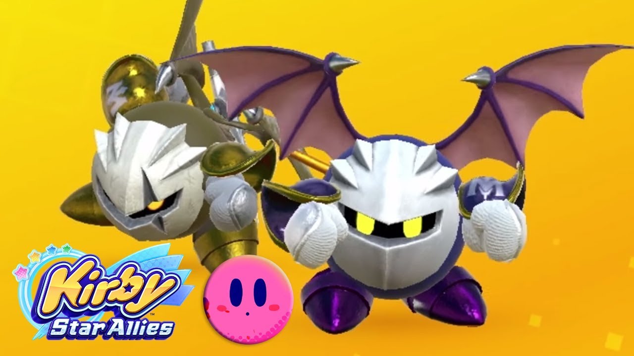 Meta Knight & Dark Meta Knight vs Soul Melter EX | Kirby Star Allies ᴴᴰ