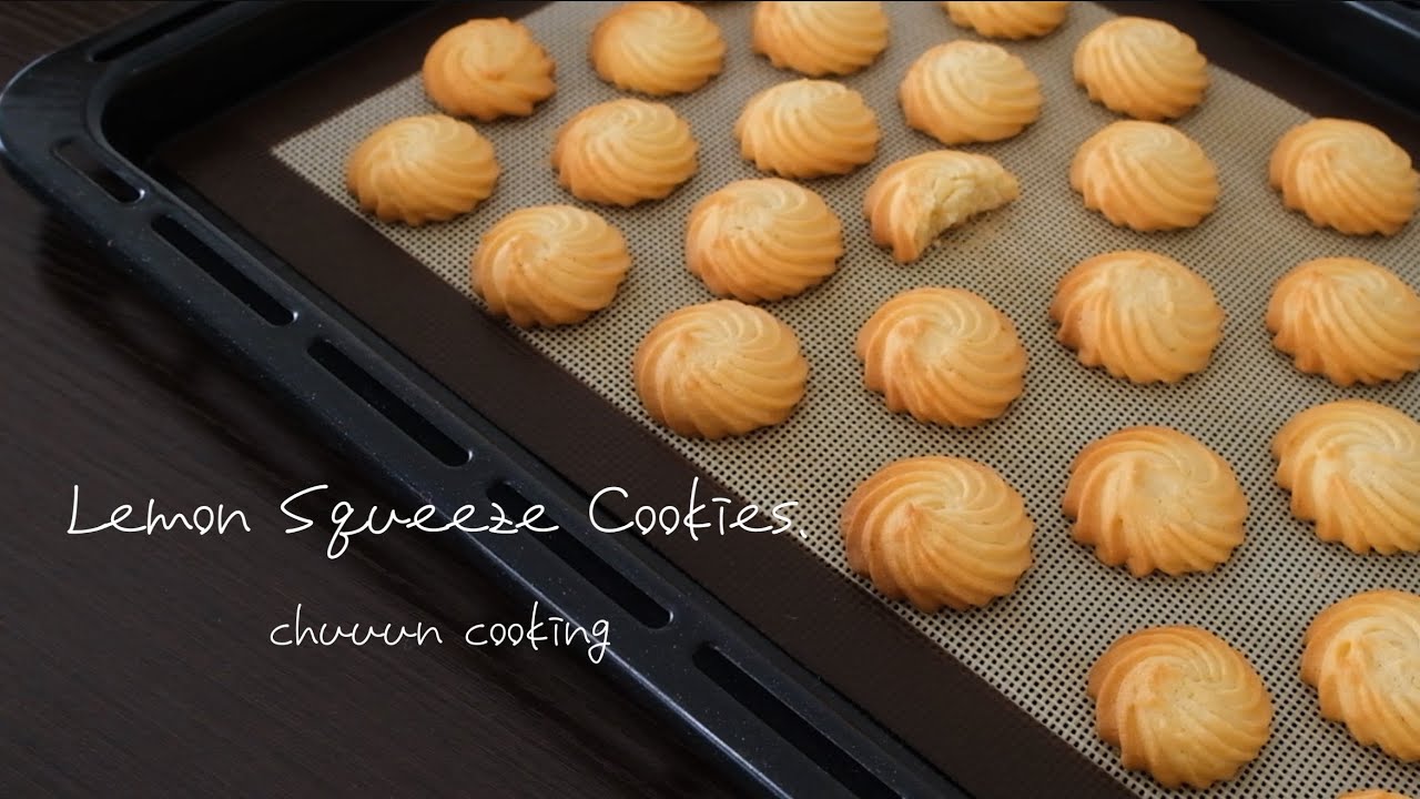 爽やかサクサクレモンクッキーの作り方！！ Lemon Squeeze Cookies. 🍋