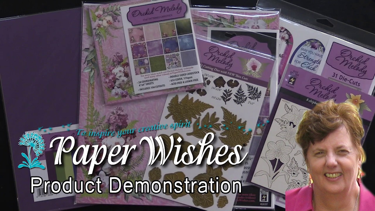 Orchid Melody Collection from Hot Off The Press | PaperWishes.com