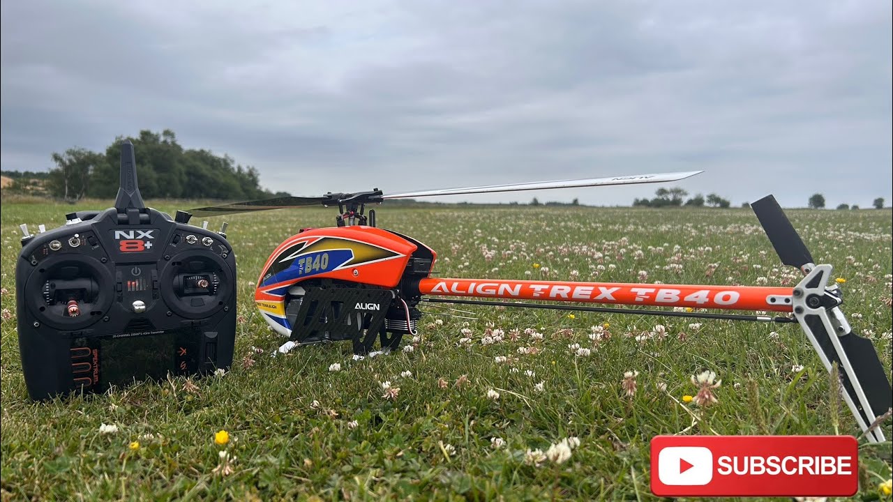 Align tb40 Rc Heli maiden flight , here goes nothing?! 