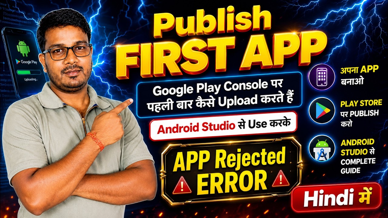 When you publish first app on Google Play Console then Get App Rejected Error