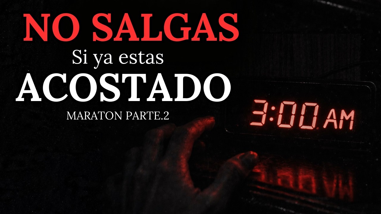 NUNCA SALGAS DE CASA SI YA ESTÁS ACOSTADO (Recopilación Vol.14-16) RELATOS del INSOMNIO Parte.2