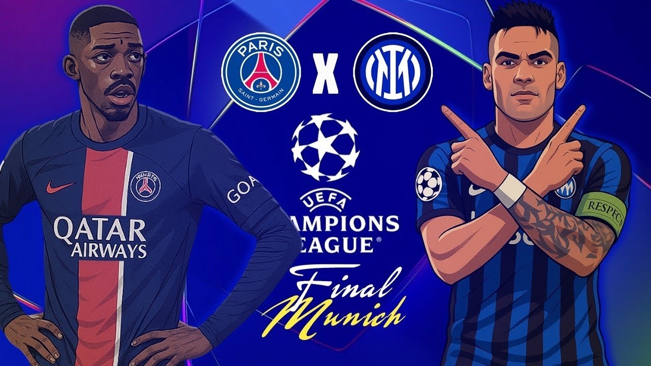 Paris Saint German x inter de Milão Final da Uefa Champions League 2025 Gameplay #championsleague