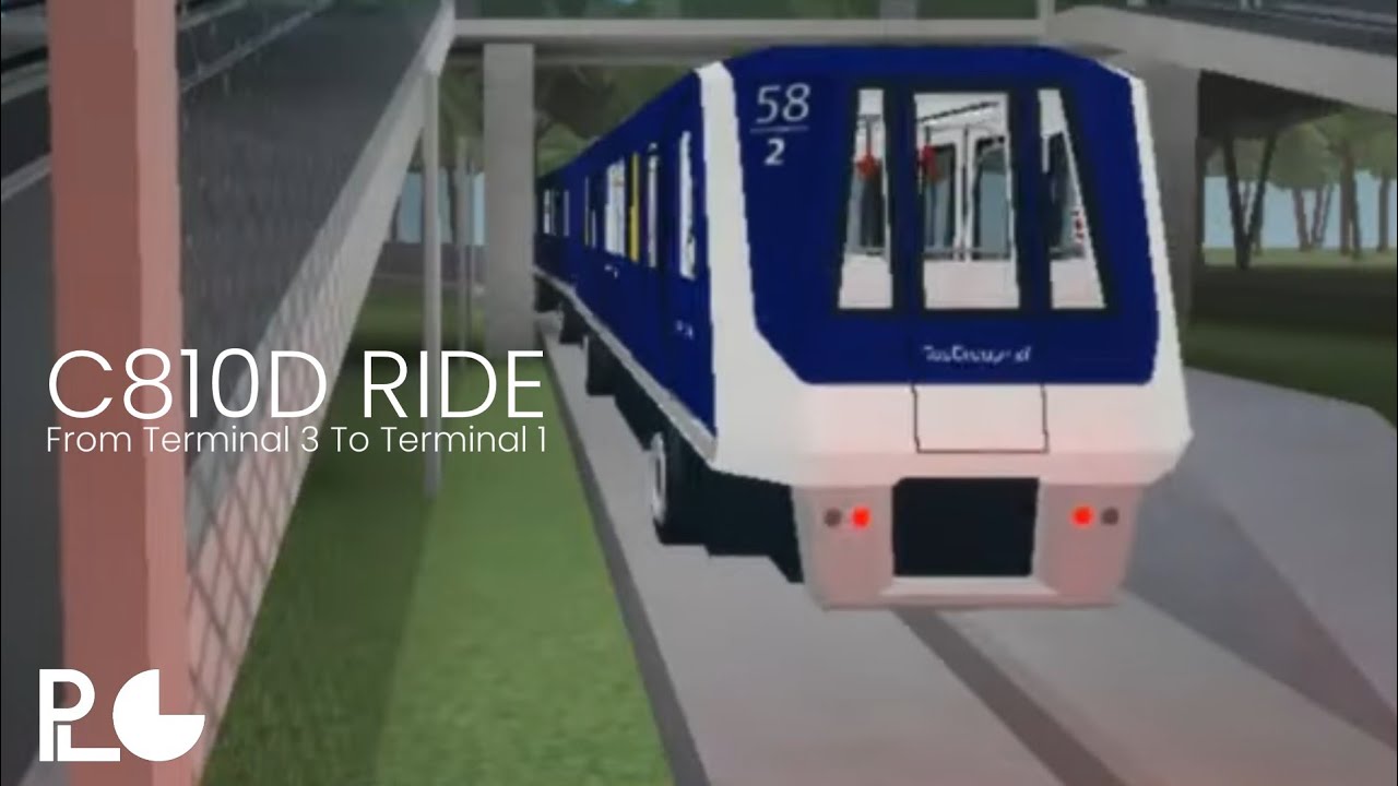 Westwood Airport Transit Roblox || Mitsubishi Crystal Mover C810D Ride From Terminal 3 To Terminal 1