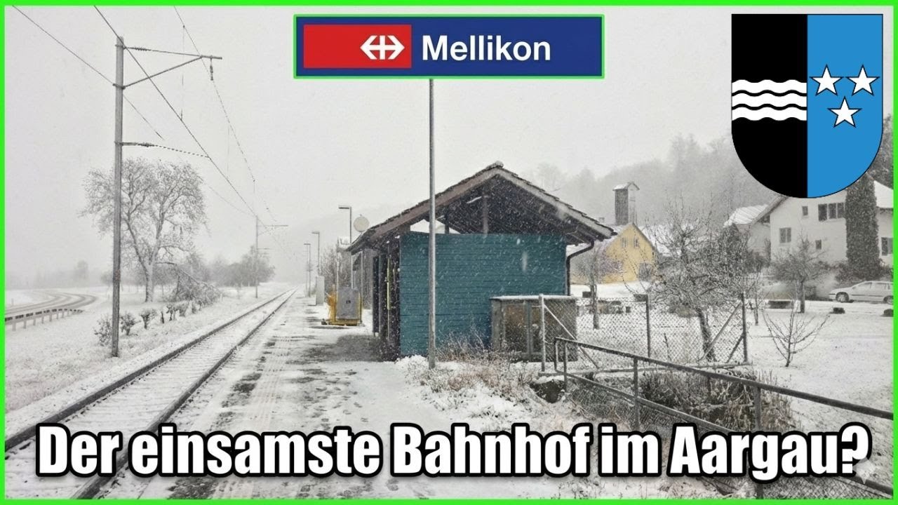 Der einsamste Bahnhof im Kanton Aargau?