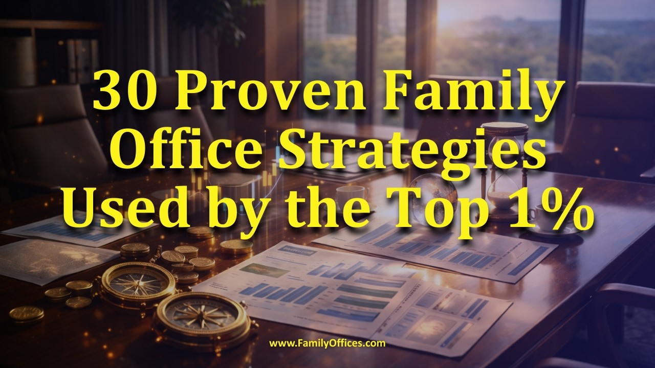 Family Office Checklist: The 30 Mental Models + Actions Most Common Among Wealthy Business Builders