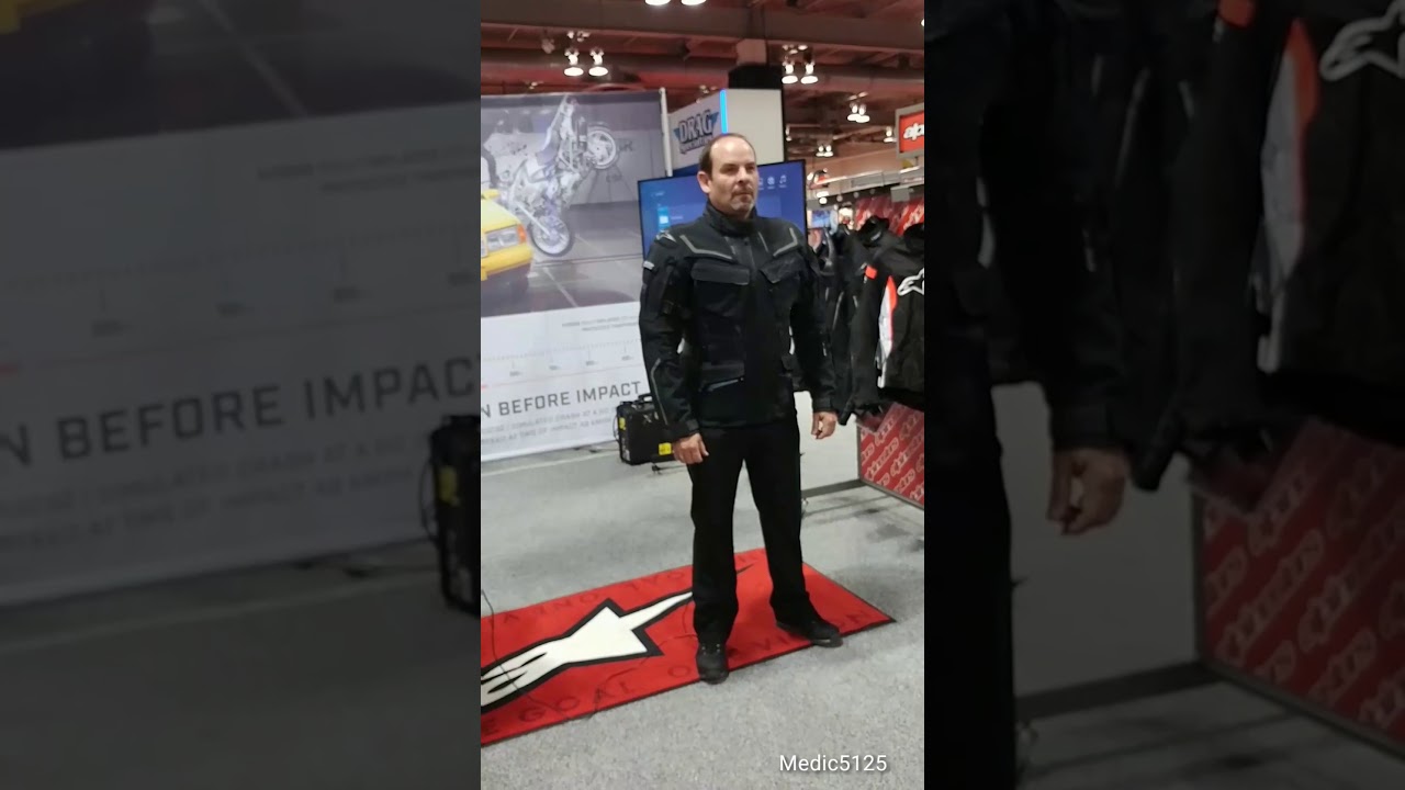 Alpinestars Tech-Air deployment.