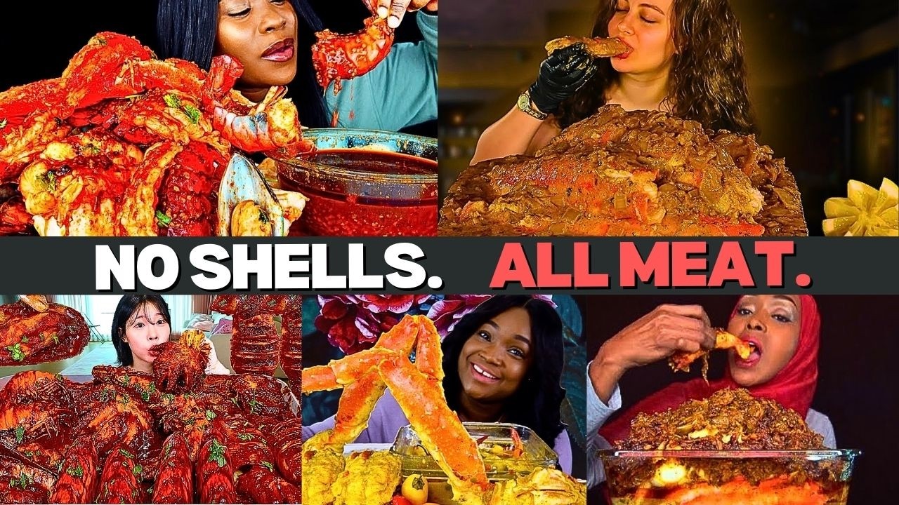 5-Star DESHELLED King Crab & Lobster Seafood Boil MUKBANG 🦀😍 | Pure Indulgence