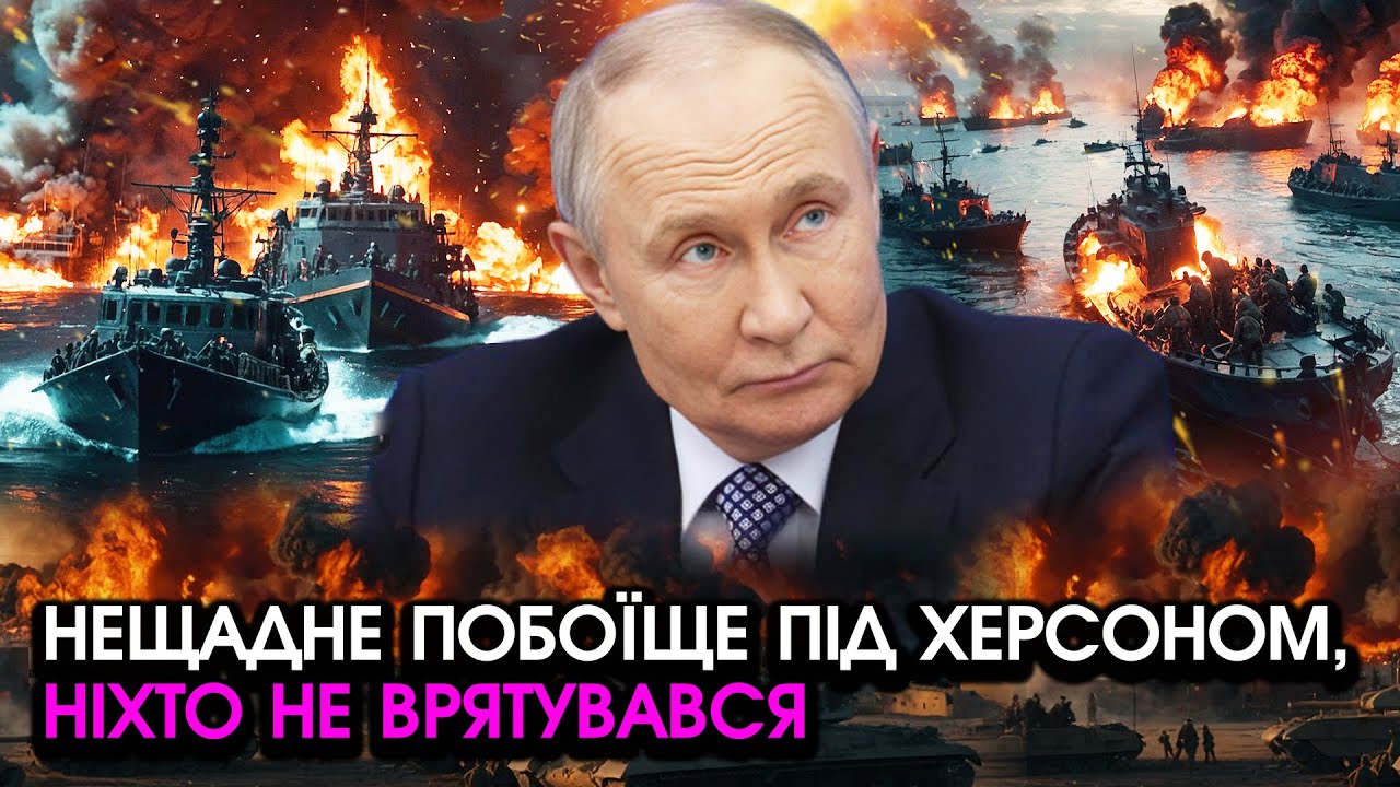 Почався величезний ШТУРМ Херсону, тонуть КОРАБЛІ з десантом! Під водою колони СОЛДАТ І ТАНКІВ