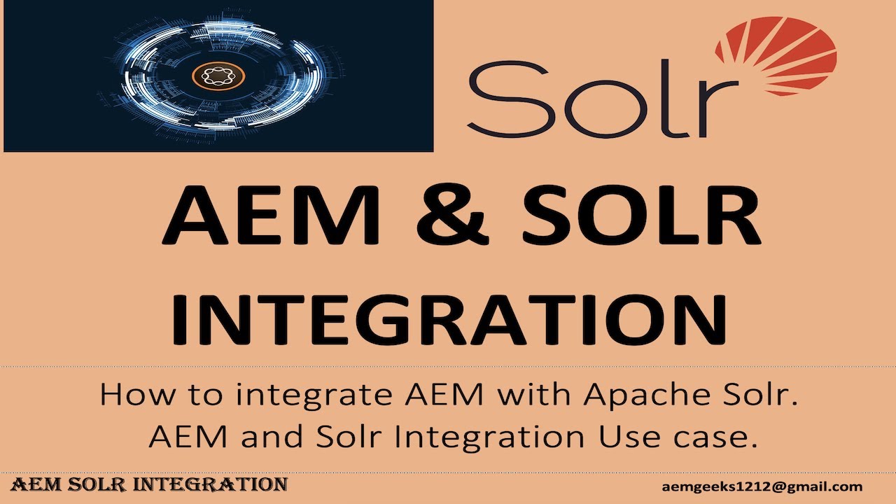 AEM + Solr  #1 | AEM Integration with Apache Solr