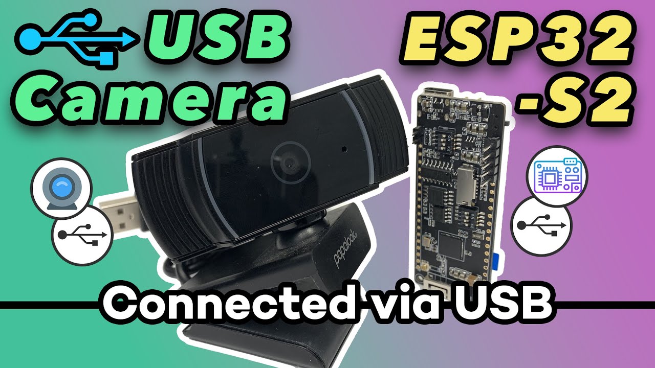 USB Camera to ESP32-S2 (UVC Camera)