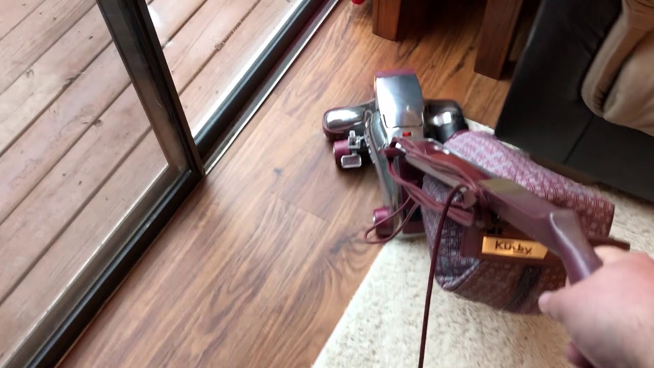 Vacuuming with a Kirby Legend II