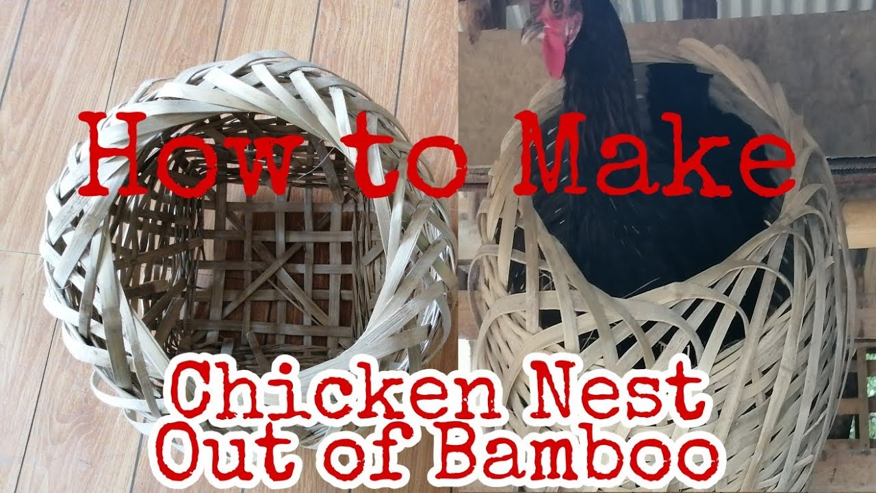How to Make Chicken Nest Out Of Bamboo
