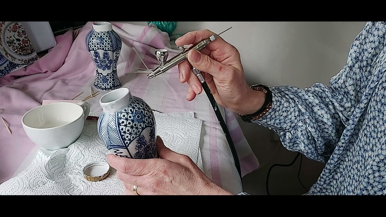 Аэрография керамика для начинающих