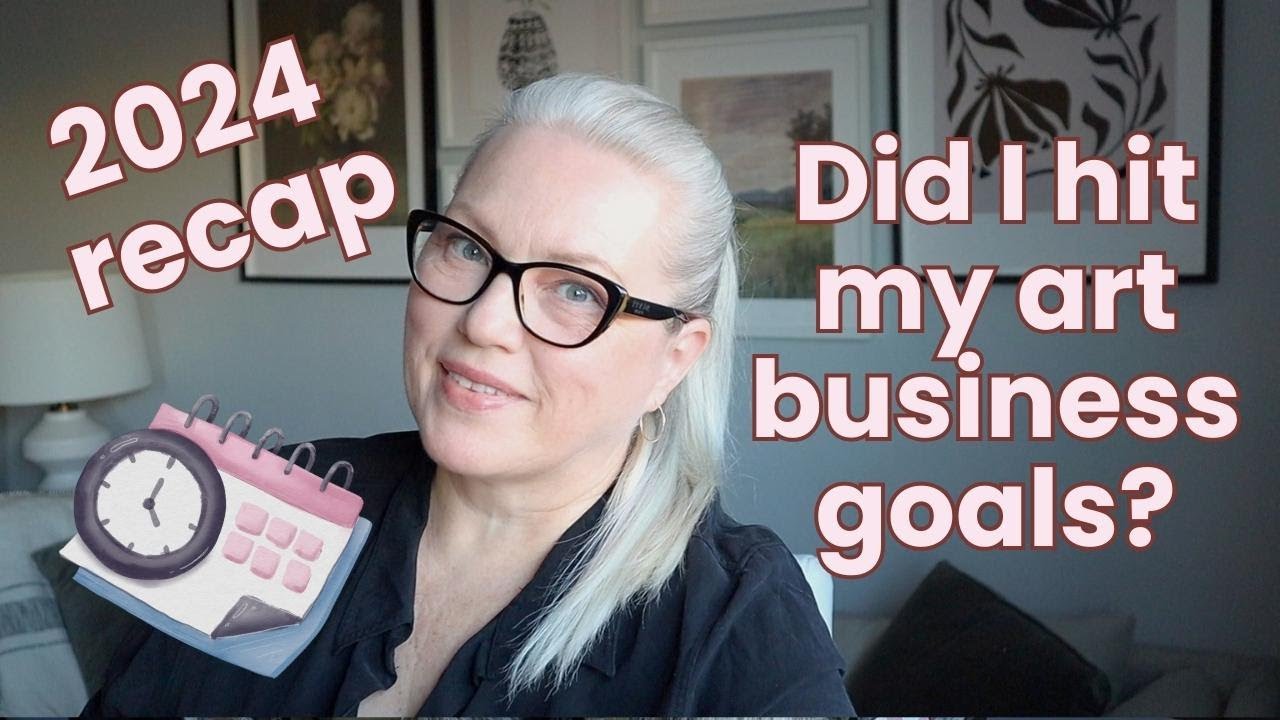 Did I achieve my art business goals for 2024? Going over my 5 streams of income. Was I successful?