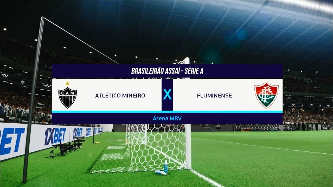 ATLÉTICO MG X FLUMINENSE | ARENA MRV (PES 2021 PATCH 2023)