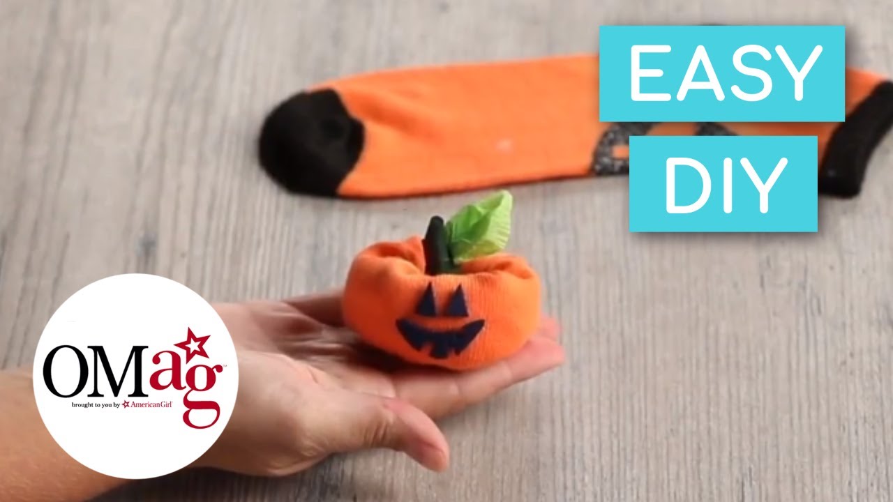 Lost Sock Pumpkin Craft for Your Doll | Doll DIY | @AmericanGirl