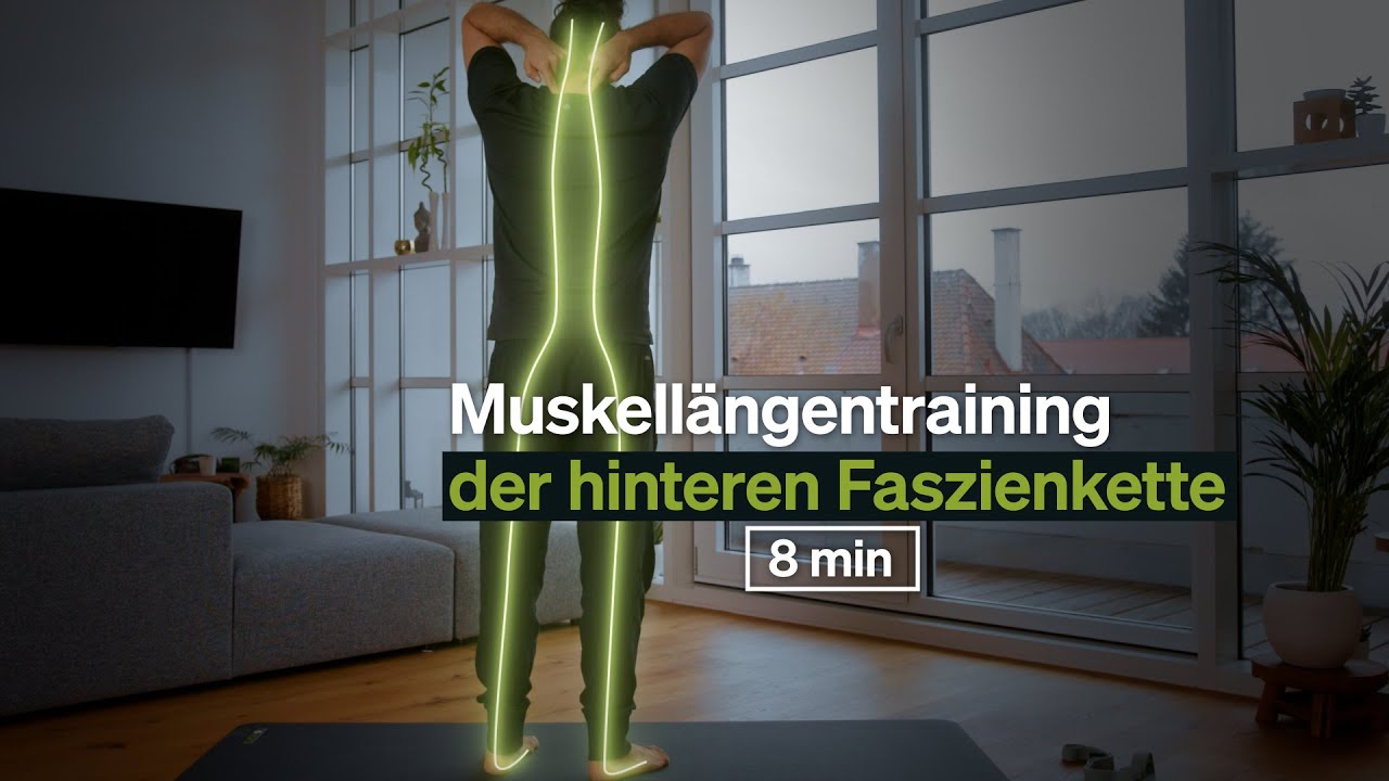 8 MIN Beweglichkeitsübungen für die hintere Faszienkette | Muskellängentraining | BLACKROLL®