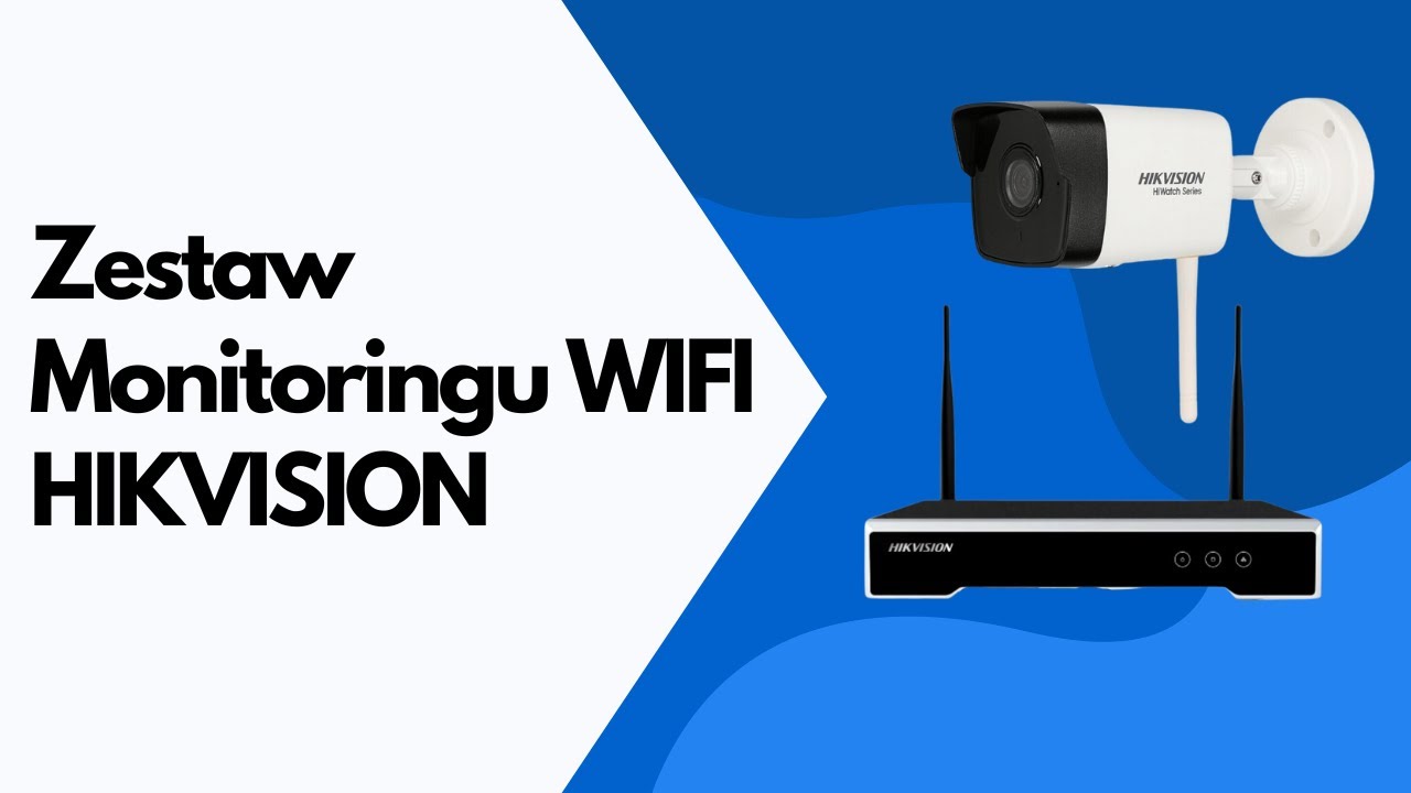 Podłączenie monitoringu WIFI Hikvision cz.2 Kreator i omówienie opcji rejestratora