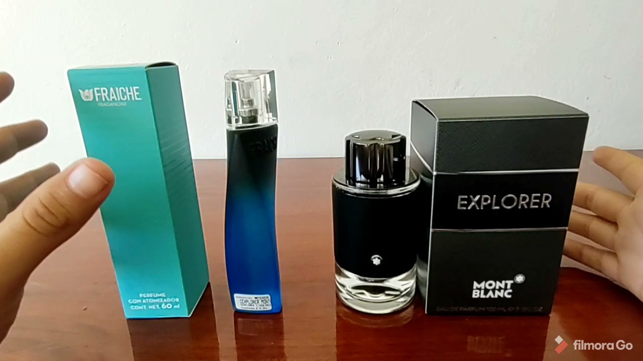 fraiche vs original Montblanc Explorer