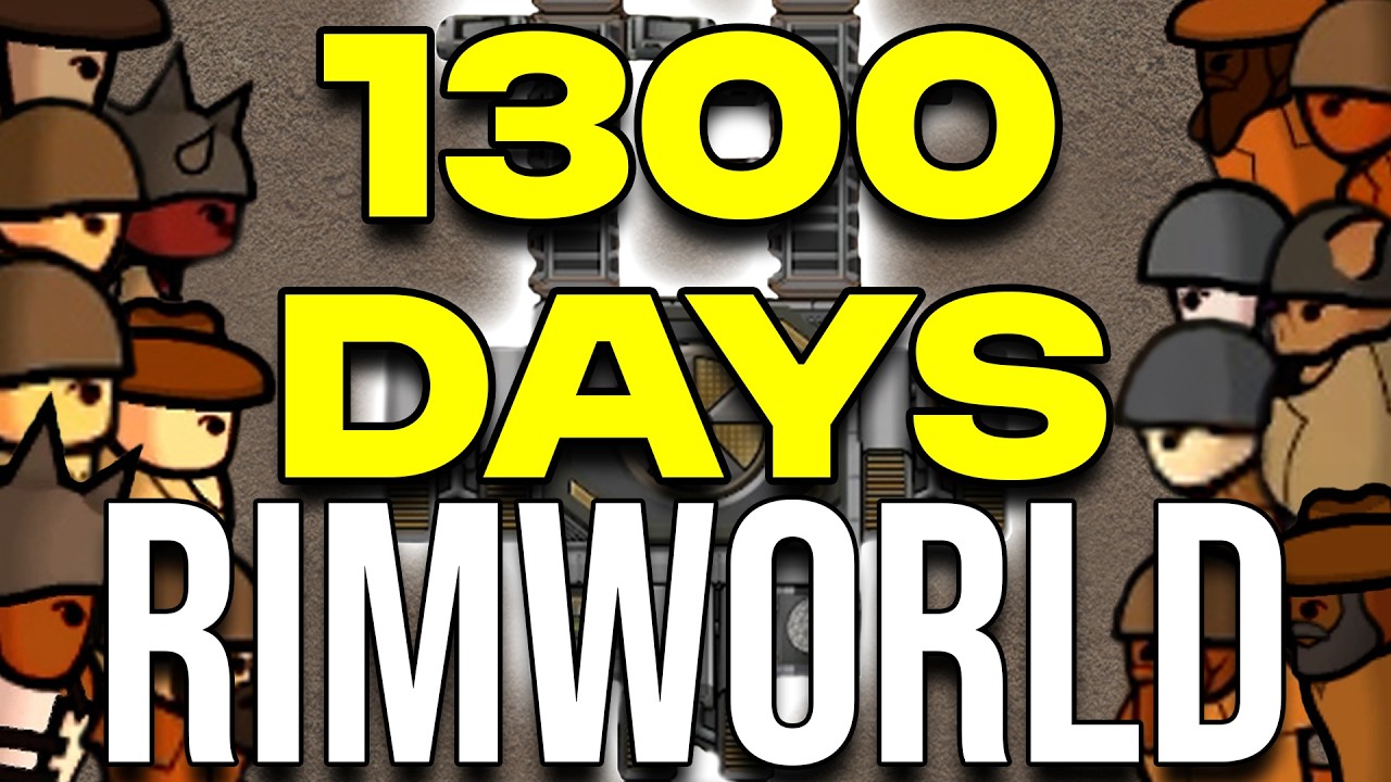I SURVIVED 1300 DAYS as a TRANSHUMANIST CULT in Rimworld!