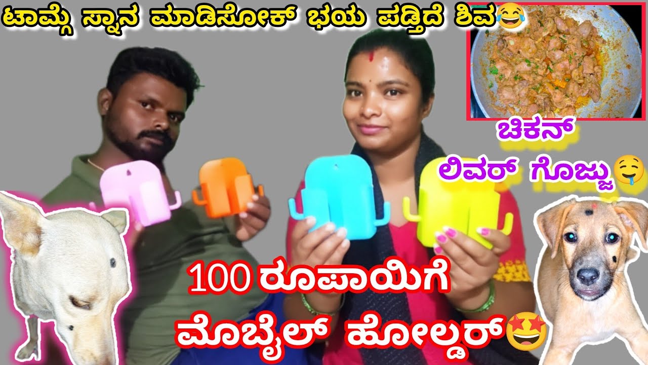 549vlog...ಕಡಿಮೆ ದುಡ್ಡಿಂದ ಉಪಯೋಗ ಆಗೋ ವಸ್ತು ತೊಗೊಂಡು ಬೆಸ್ಟ್🤩/ಟಾಮು ಚೋಟು ಮೇಕಪ್🐶/ಚಿಕನ್ ಲಿವರ್ ಗೊಜ್ಜು🤤