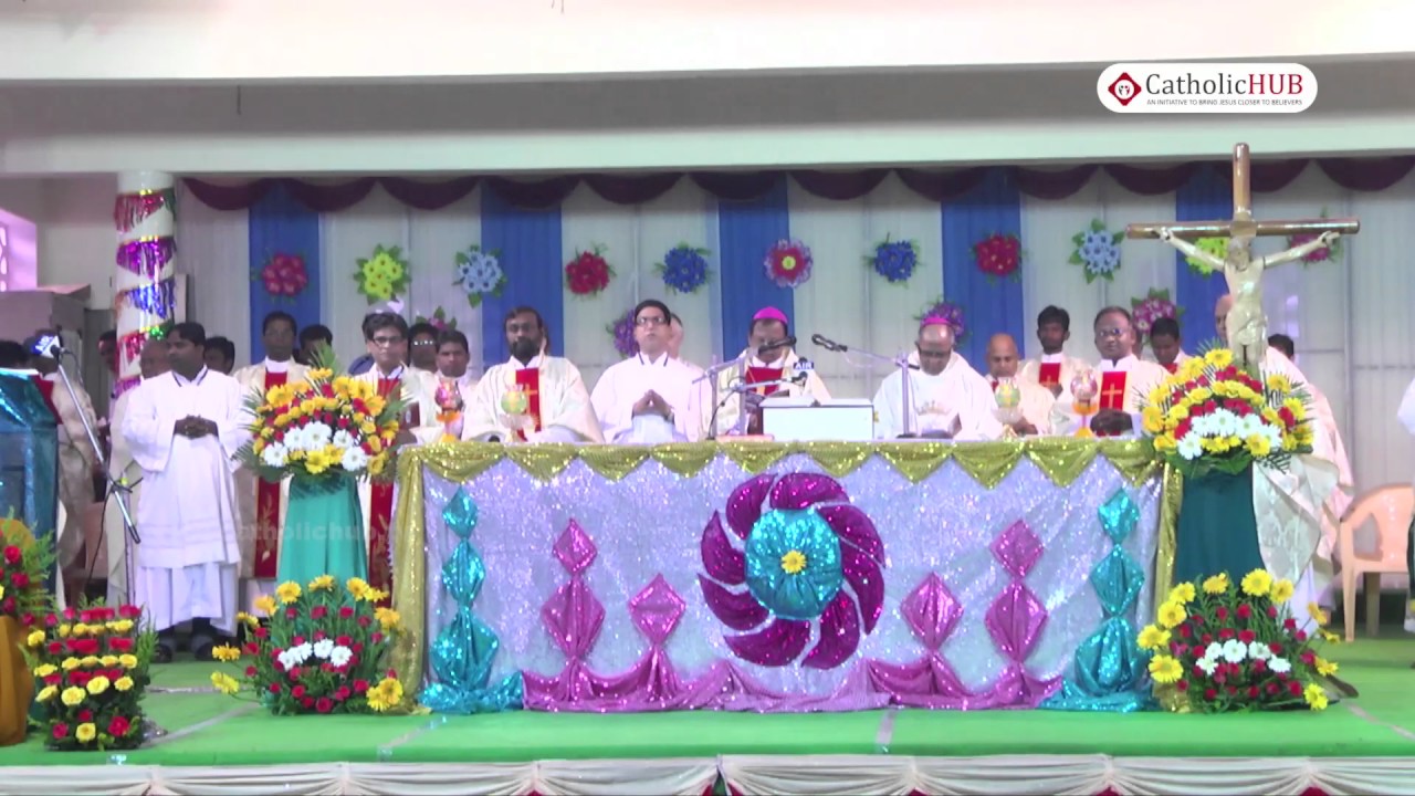 Feast Mass of Gunadala Matha Shrine @ Gunadala Matha Shrine,Gunadala,Vijayawada,AP,India,11-02-17