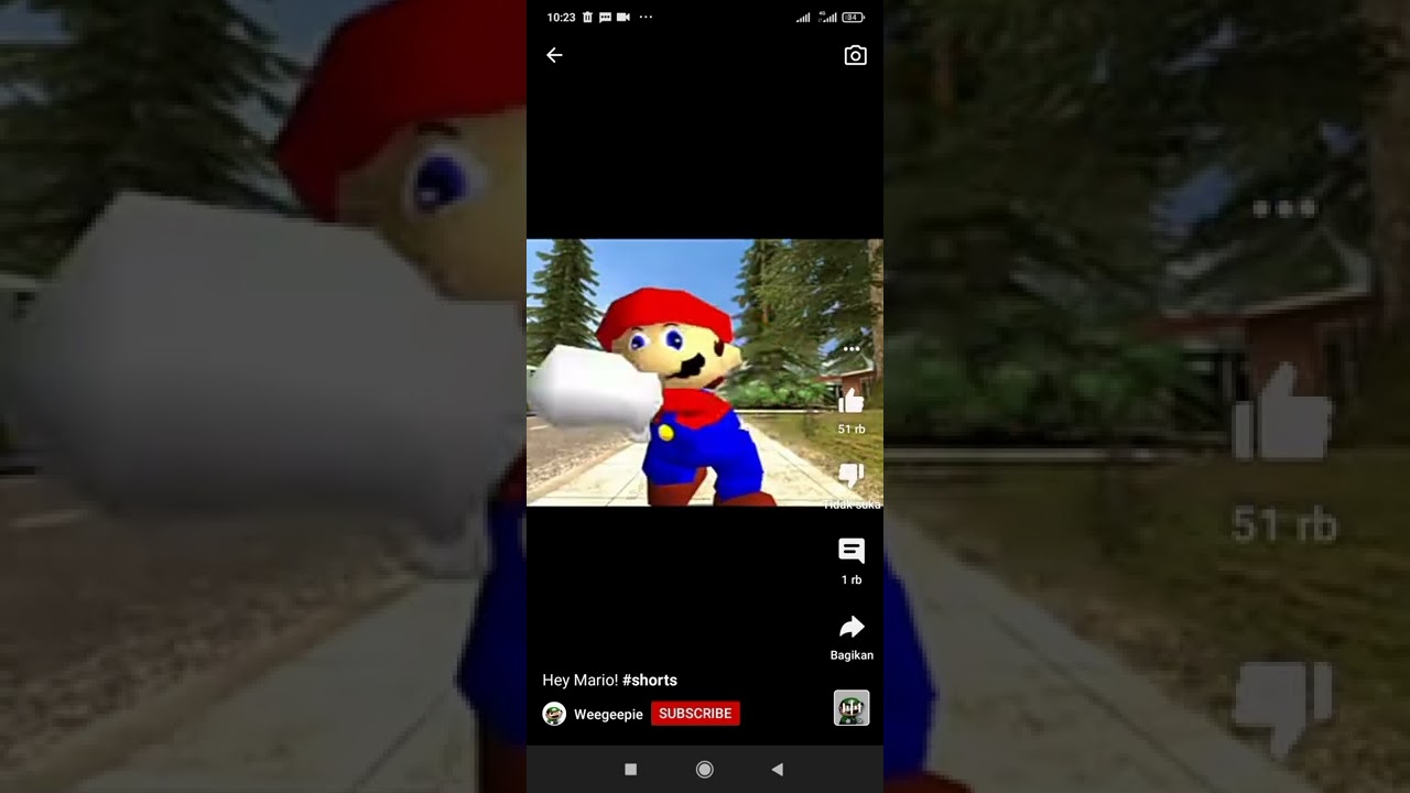 luigi:hey mario                                        mario:perimis