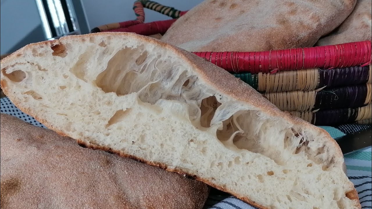 Pain sans pétrissage au four/Khobz eddar