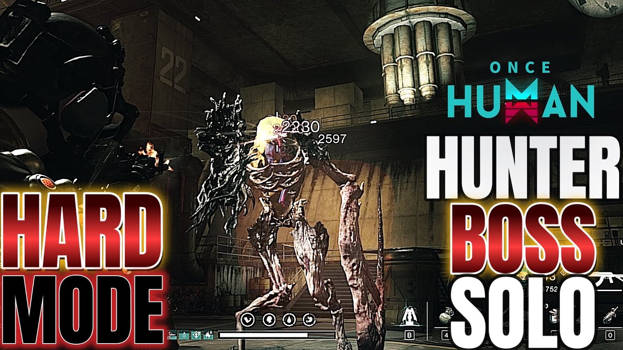 Once Human Ravenous Hunter Hard Mode Solo (Frost Build)