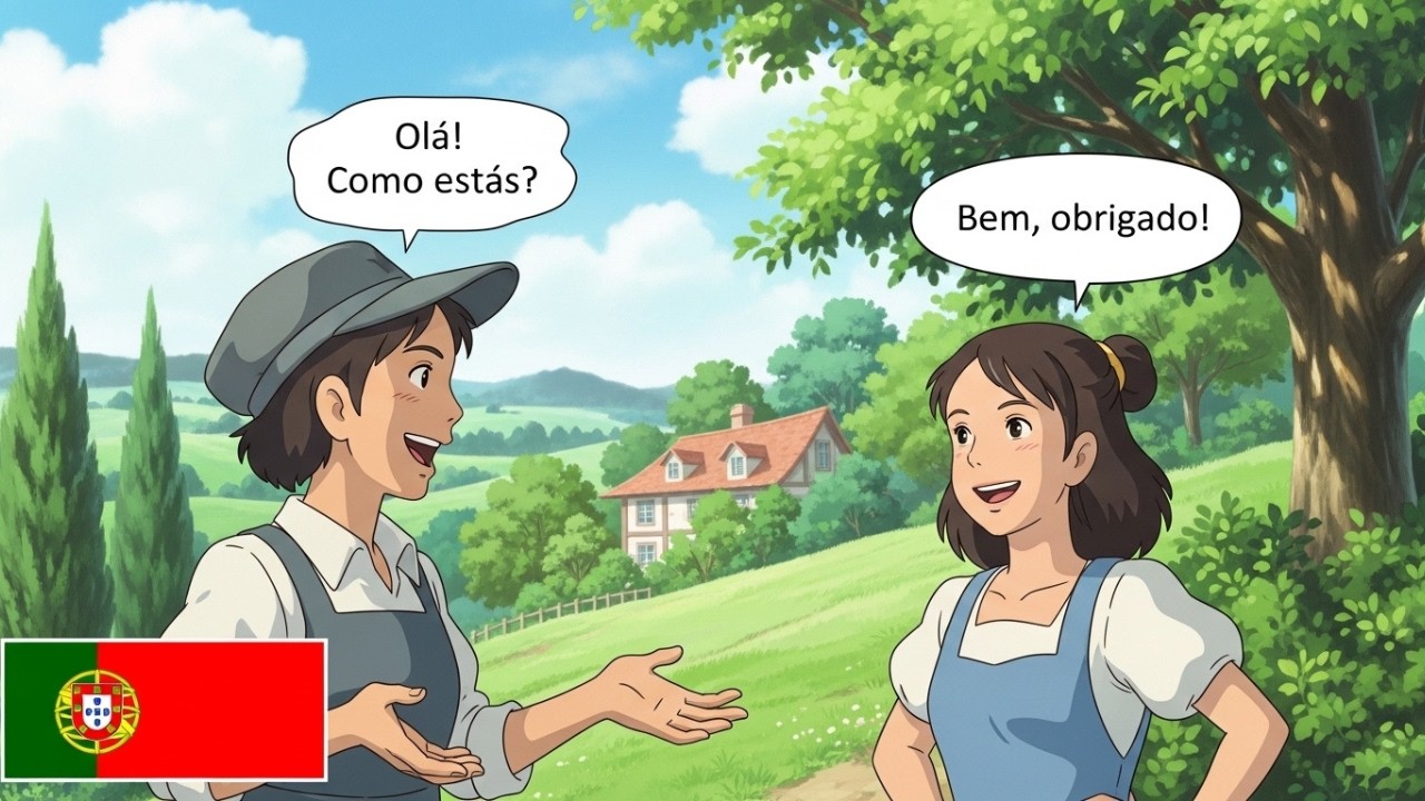 Learn Portuguese with Daily Conversations | 10 Useful Portuguese Dialogues on a Trip (A1-A2)