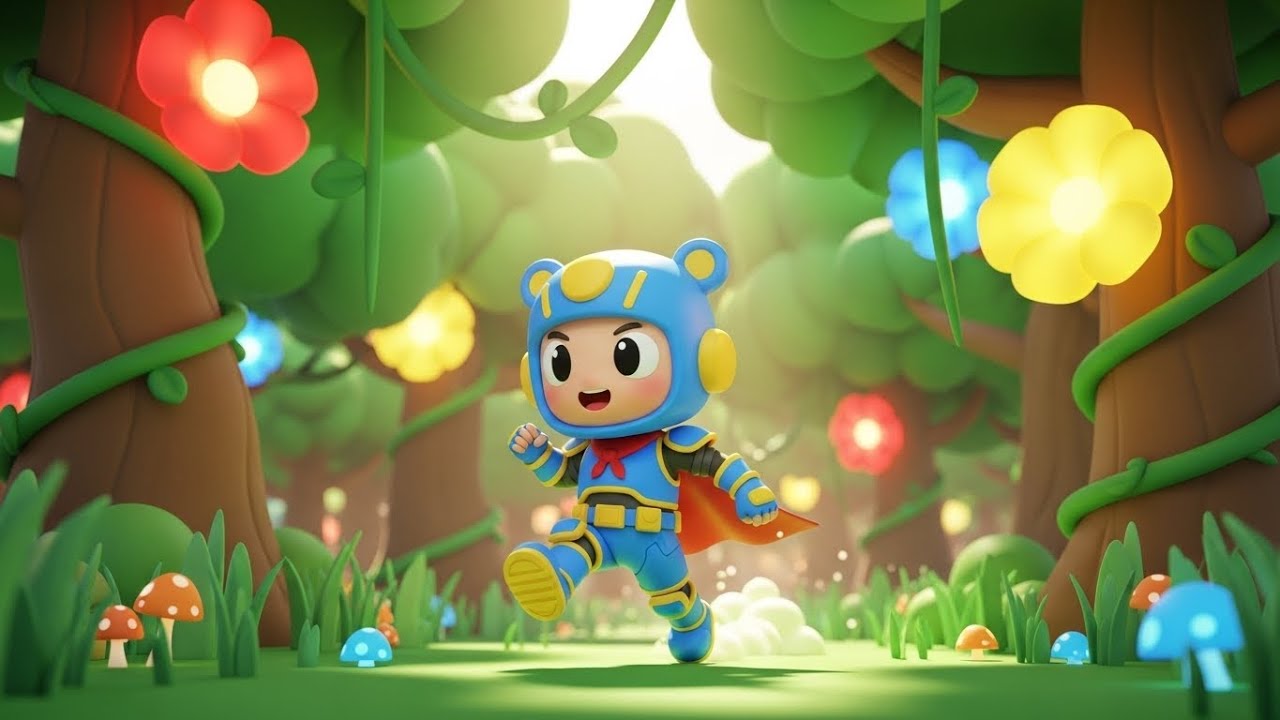 O pequeno herói do Fortnite deixou cair seu escudo | Canções Infantis e Rimas para Crianças