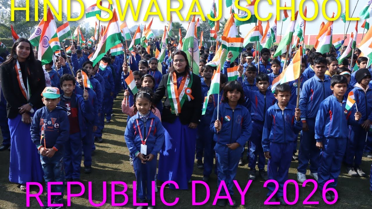 Republic Day 2026 Video #Hind Swaraj School #ghaziabad #wavecity 