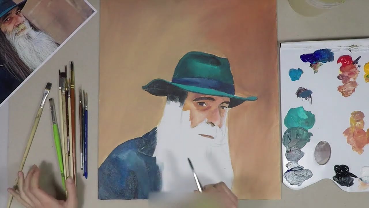 Les ébauches en peinture : poser les bases des lumières et des couleurs